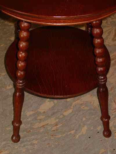Antique Solid Oak 1/4 Sawn Tiger Oak Parlor Table