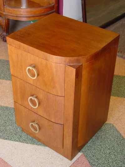 Pair of Mid-Century Modern Walnut Side Tables