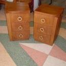 Pair of Mid-Century Modern Walnut Side Tables