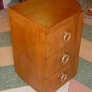 Pair of Mid-Century Modern Walnut Side Tables