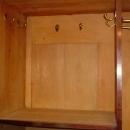 English Antique Edwardian Style Mahogany Fitted Mirror Door Wardrobe/Armoire