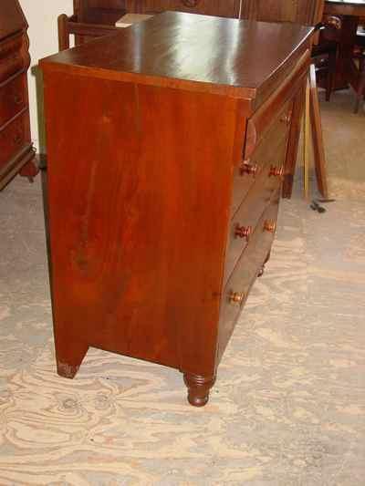 Antique Empire Mahogany Chest