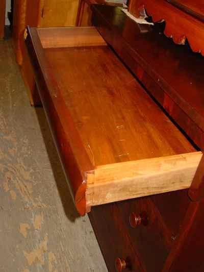Antique Empire Mahogany Chest