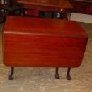 Vintage Mahogany Ball & Claw Foot Drop Leaf Gate Leg Table