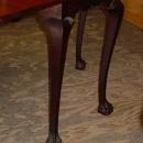 Vintage Mahogany Ball & Claw Foot Drop Leaf Gate Leg Table