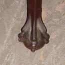 Vintage Mahogany Ball & Claw Foot Drop Leaf Gate Leg Table