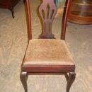 Set of 6 Chippendale Style Solid Mahogany Chairs