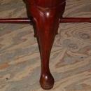 Vintage Chippendale Style Solid Mahogany Roundabout Corner Chair