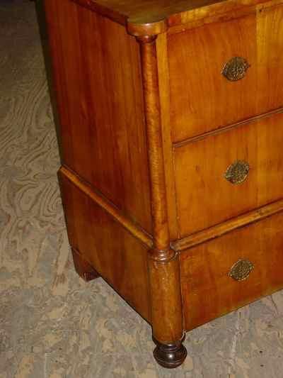 Swedish Antique Birch Commode/Chest of Drawers