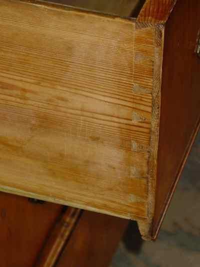 Swedish Antique Birch Commode/Chest of Drawers