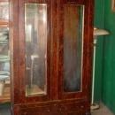 Acme Kitchen Furniture Company Grain Painted Double Mirror Door Wardrobe/Armoire