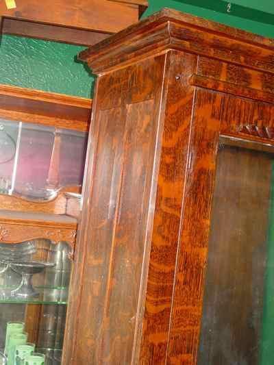 Acme Kitchen Furniture Company Grain Painted Double Mirror Door Wardrobe/Armoire