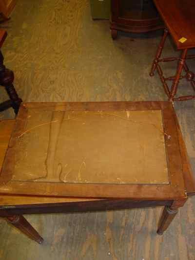 Vintage Dated Solid Cherry Framed Mirror