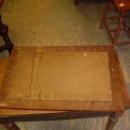 Vintage Dated Solid Cherry Framed Mirror