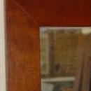 Vintage Dated Solid Cherry Framed Mirror