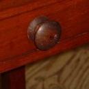 Antique Solid American Black Walnut Side Table