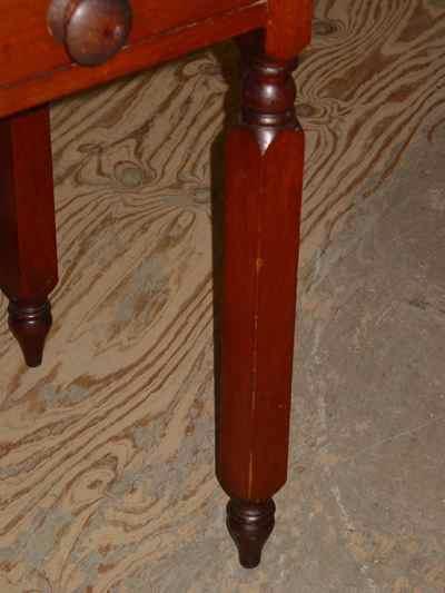 Antique Solid American Black Walnut Side Table