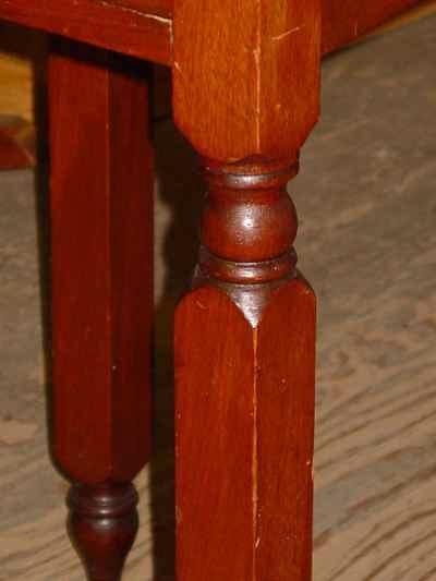 Antique Solid American Black Walnut Side Table