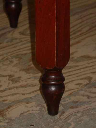 Antique Solid American Black Walnut Side Table