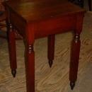 Antique Solid American Black Walnut Side Table