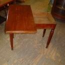 Antique Solid American Black Walnut Game Table