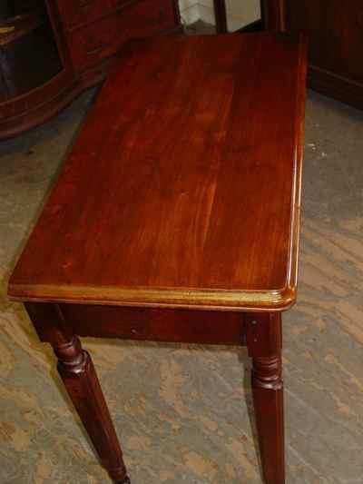 Antique Solid American Black Walnut Game Table