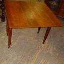 Antique Solid American Black Walnut Game Table