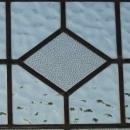 Diamond Centered Clear Antique Leaded Glass
