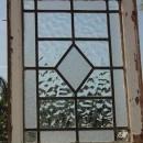 Diamond Centered Clear Antique Leaded Glass