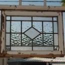 Diamond Centered Clear Antique Leaded Glass