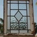 Diamond Centered Clear Antique Leaded Glass