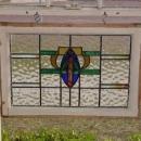 Multicolored Amulet Antique Stained Glass