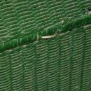 Vintage Green Wicker Hamper