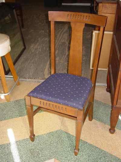 Set of 6 Antique Solid 1/4 Sawn Tiger Oak Chairs
