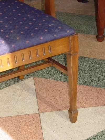 Set of 6 Antique Solid 1/4 Sawn Tiger Oak Chairs
