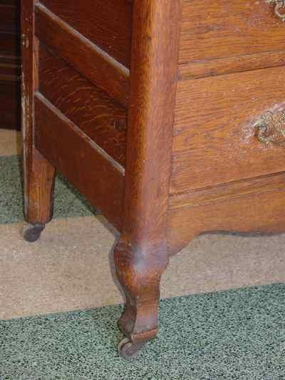 Antique Solid Oak Washstand Commode