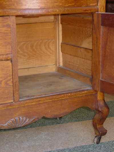 Antique Solid Oak Washstand Commode