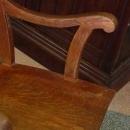 Antique Solid 1/4 Sawn Tiger Oak Rocking Chair