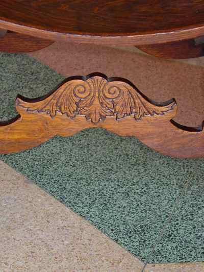 Antique Solid 1/4 Sawn Tiger Oak Saddle Bench Stool