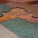 Antique Solid 1/4 Sawn Tiger Oak Saddle Bench Stool