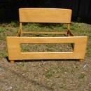 Heywood-Wakefield Solid Maple Champagne Dog Bone Full Size Bed Frame 530