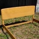Heywood-Wakefield Solid Maple Champagne Dog Bone Full Size Bed Frame 530