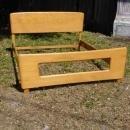 Heywood-Wakefield Solid Maple Champagne Dog Bone Full Size Bed Frame 530