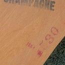 Heywood-Wakefield Solid Maple Champagne Dog Bone Full Size Bed Frame 530