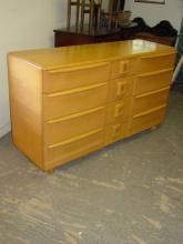 Heywood-Wakefield Solid Maple Champagne Triple Encore Dresser M529