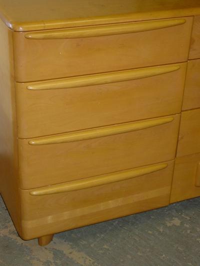 Heywood-Wakefield Solid Maple Champagne Triple Encore Dresser M529
