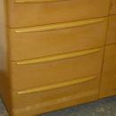 Heywood-Wakefield Solid Maple Champagne Triple Encore Dresser M529