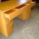 Heywood-Wakefield Solid Maple Wheat Kneehole Desk M320