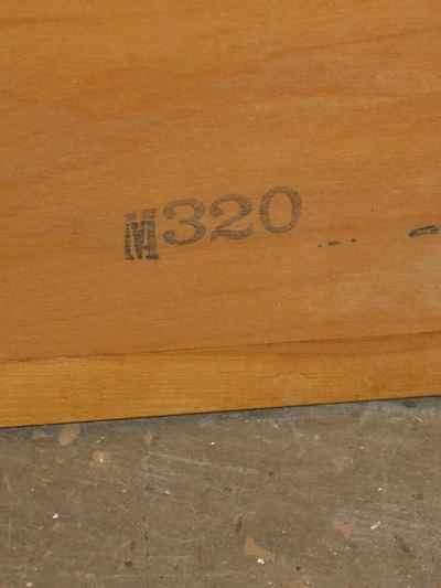 Heywood-Wakefield Solid Maple Wheat Kneehole Desk M320