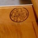 Heywood-Wakefield Solid Maple Wheat Kneehole Desk M320
